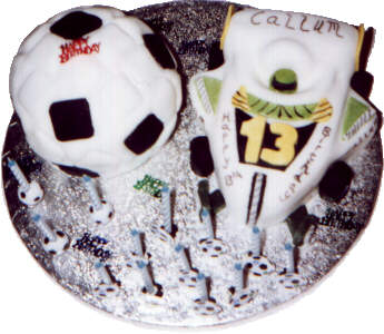  Combi Football and Car Cake 