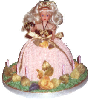  Barbie Doll Cake 