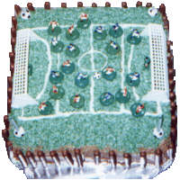  Football Pitch Cake 